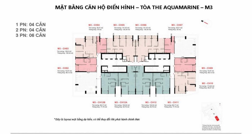 Tòa The Aquamarine - M3